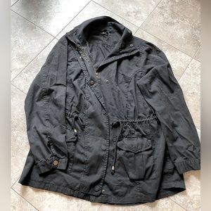 Torrid, black lightweight jacket, plus size 2